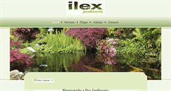 Desktop Screenshot of ilexjardineria.com
