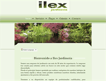 Tablet Screenshot of ilexjardineria.com